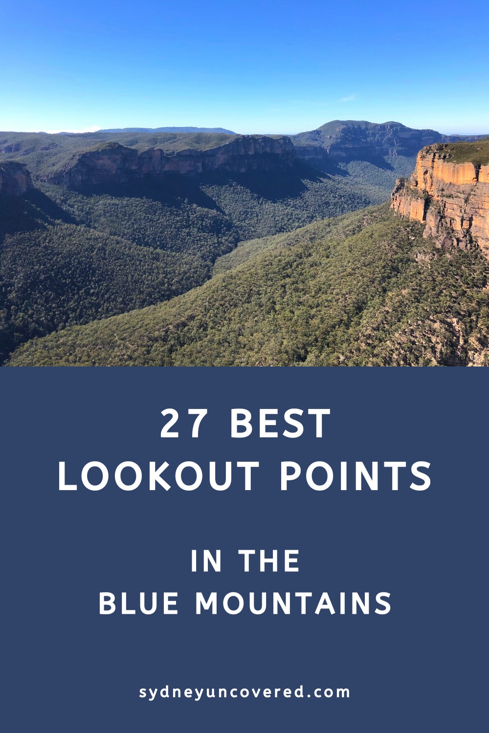 27 Best lookouts in the Blue Mountains