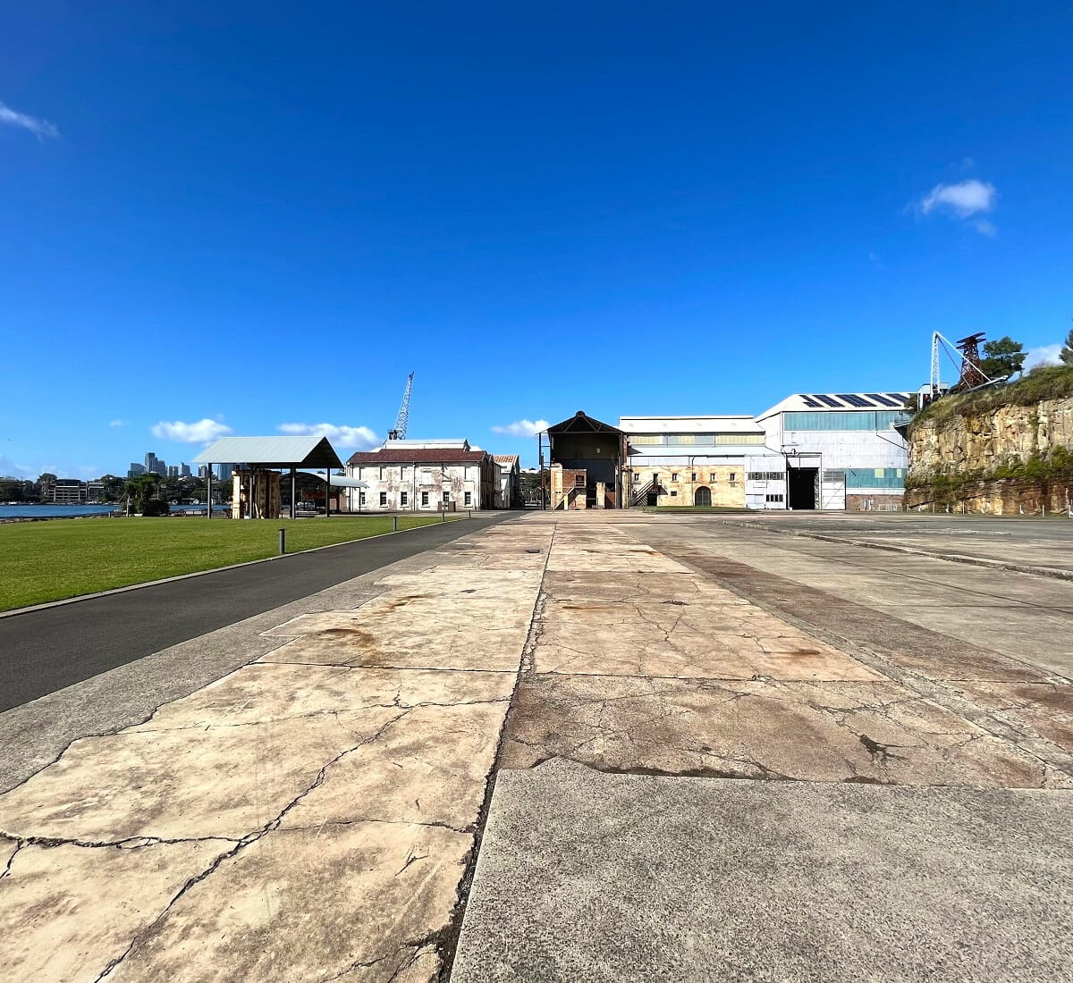 Cockatoo Island forecourt