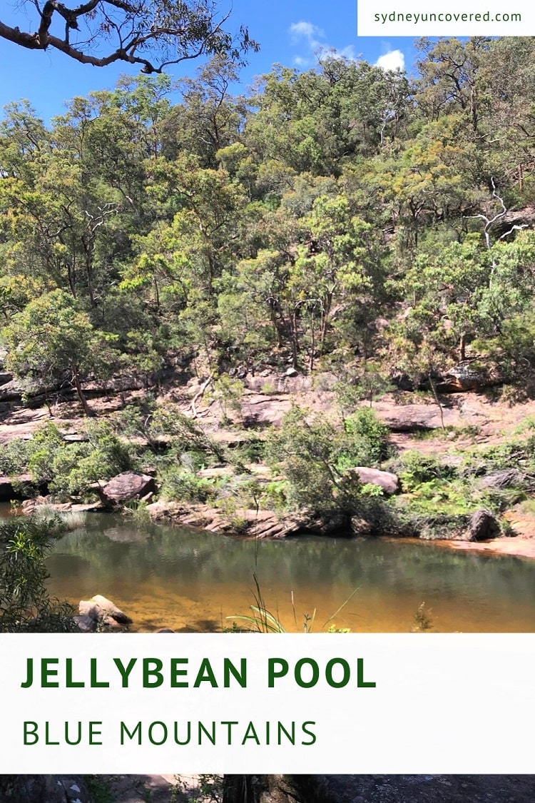 Jellybean Pool in Glenbrook in the Blue Mountains
