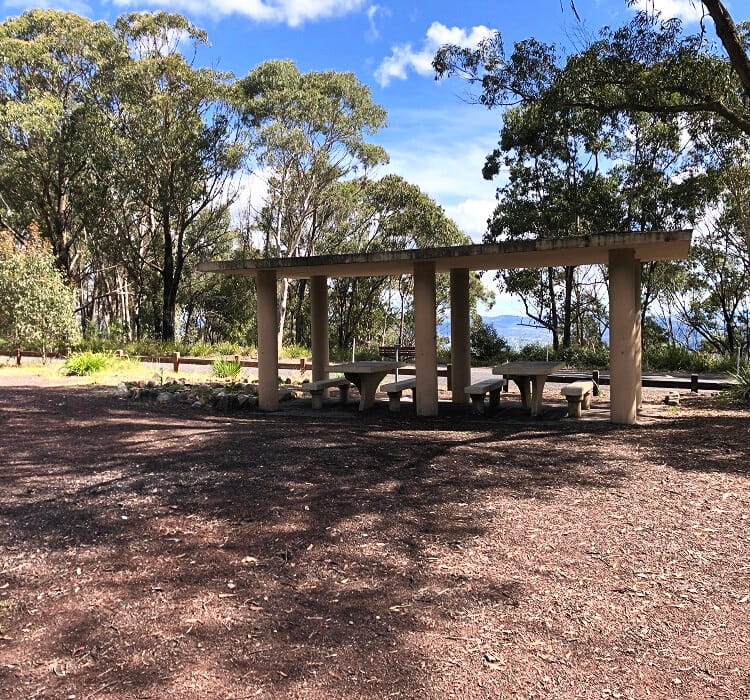 Picnic area at Mount York