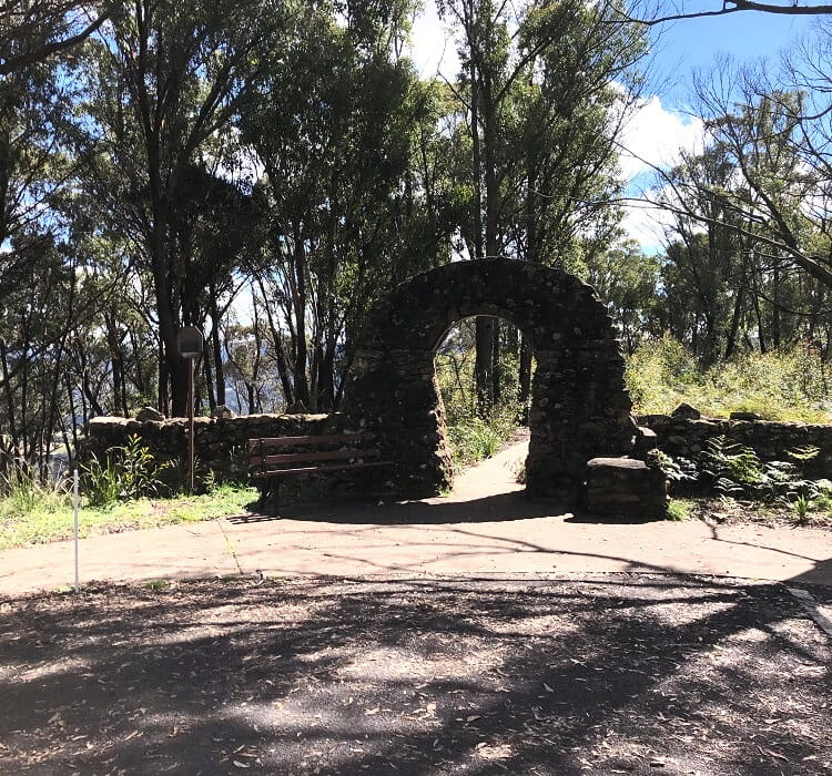 Stone archway at Mount York