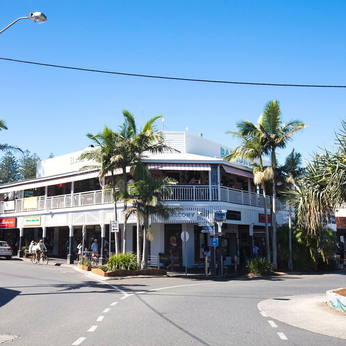 The streets of Byron Bay