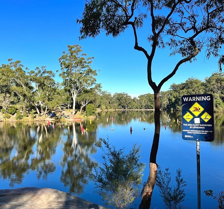 Reservoir Lookout at Lake Parramatta