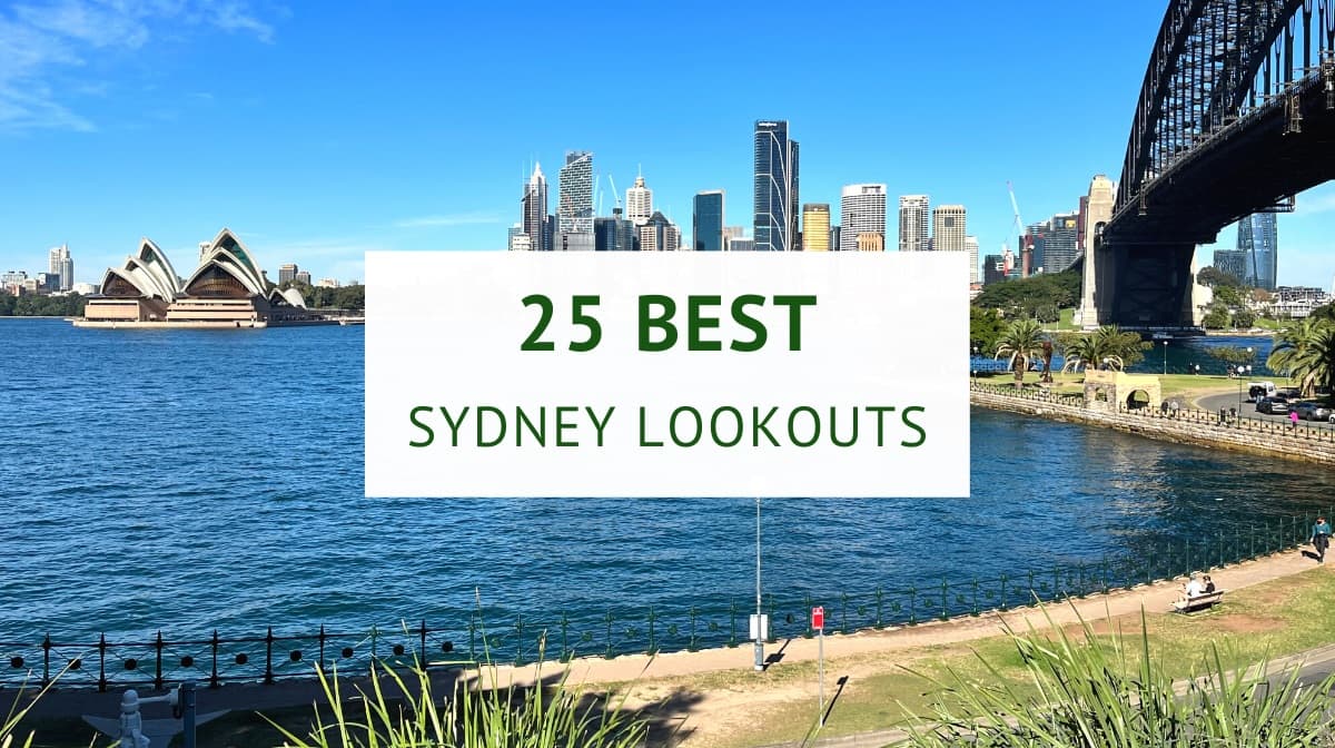 Best Sydney lookouts with scenic views