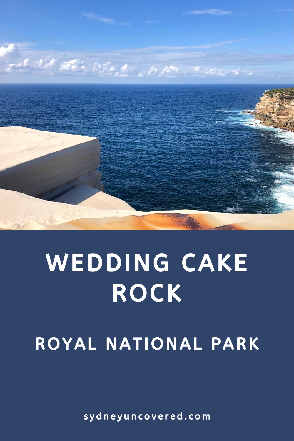Wedding Cake Rock in Royal National Park