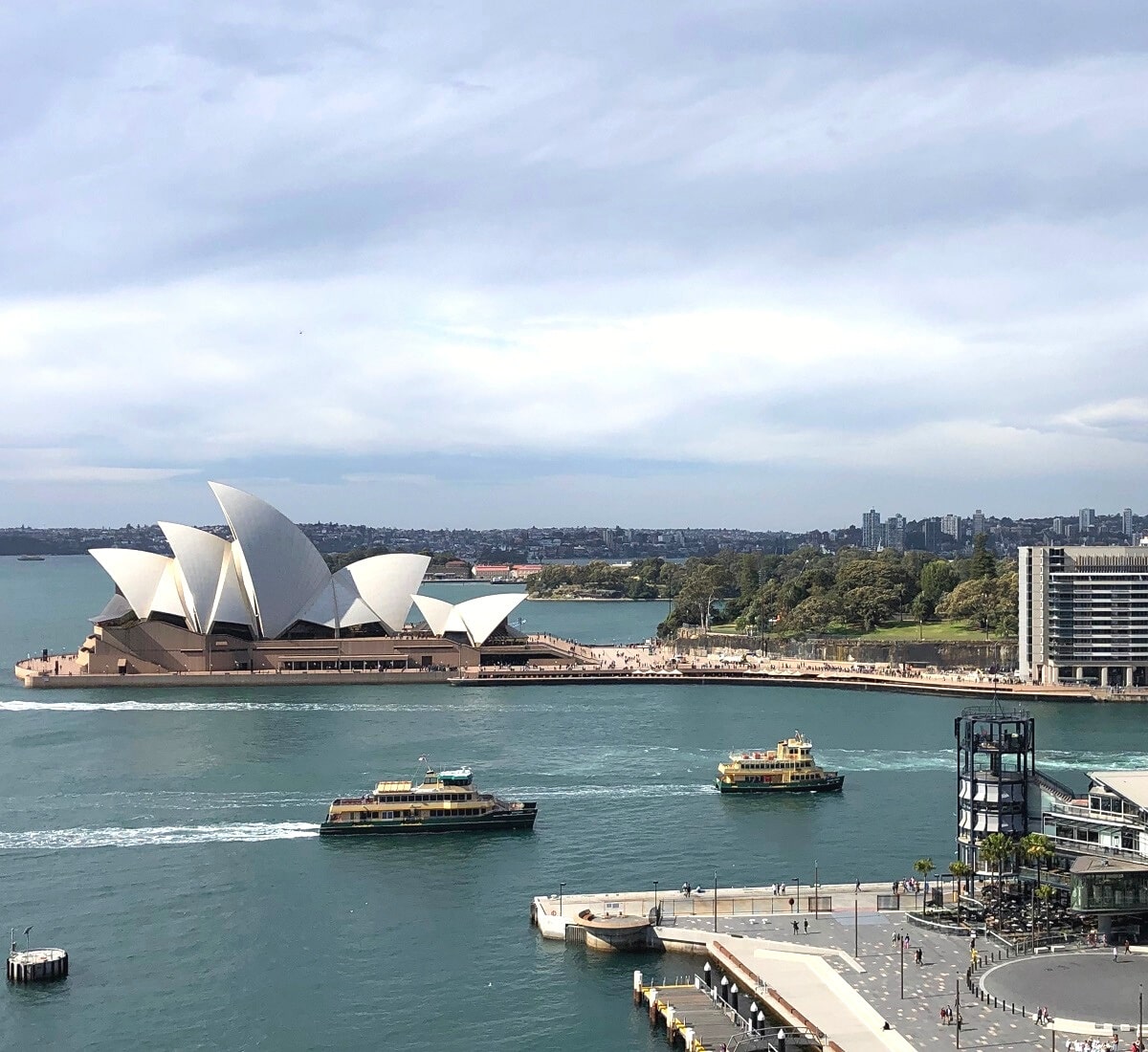 Views from the Sydney Harbour Bridge walkway