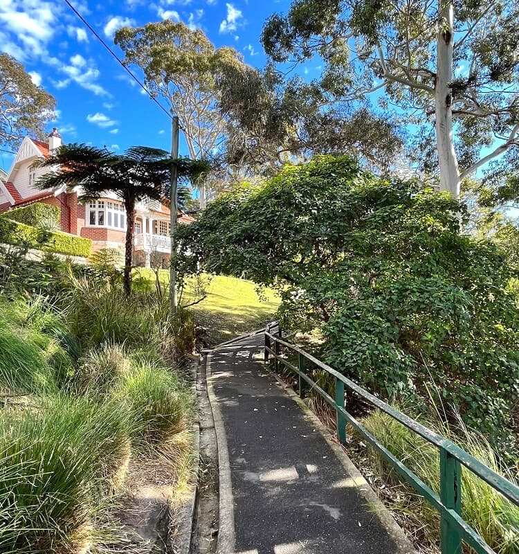 Eastern side of the Cremorne Point Walk