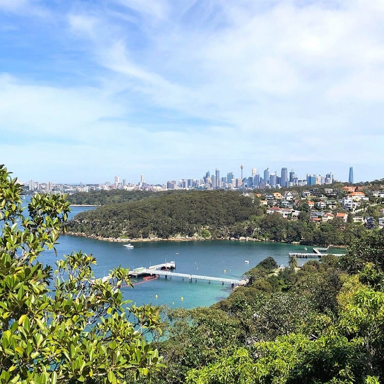 City views from Georges Head Lookout