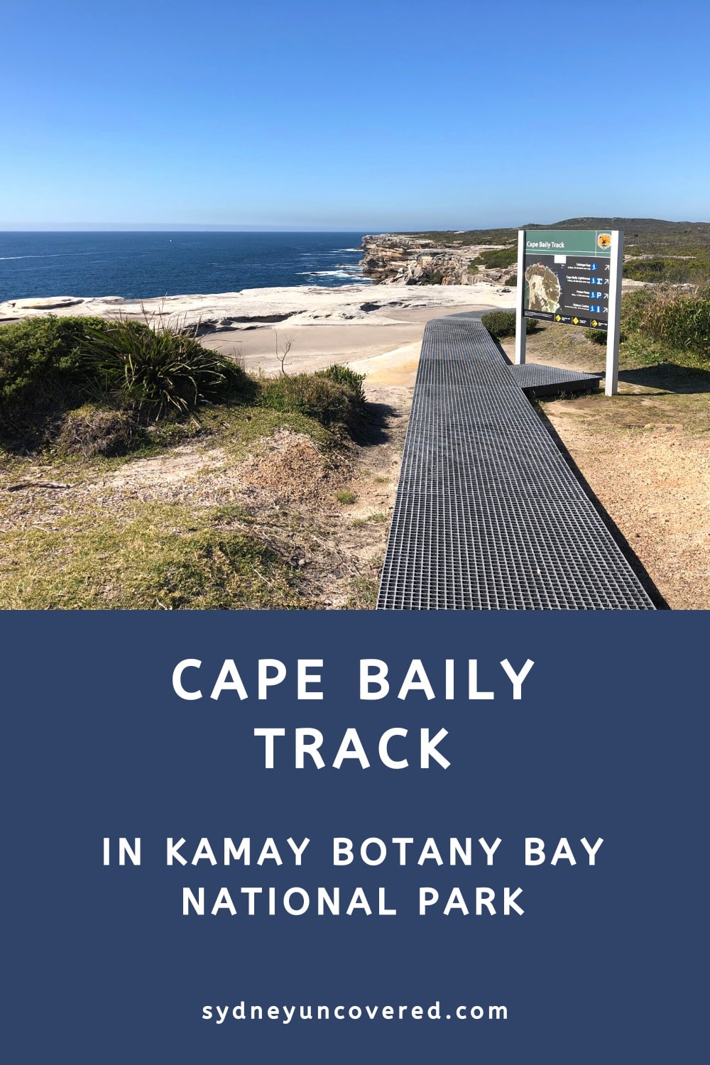 Cape Baily Track in Kamay Botany Bay National Park