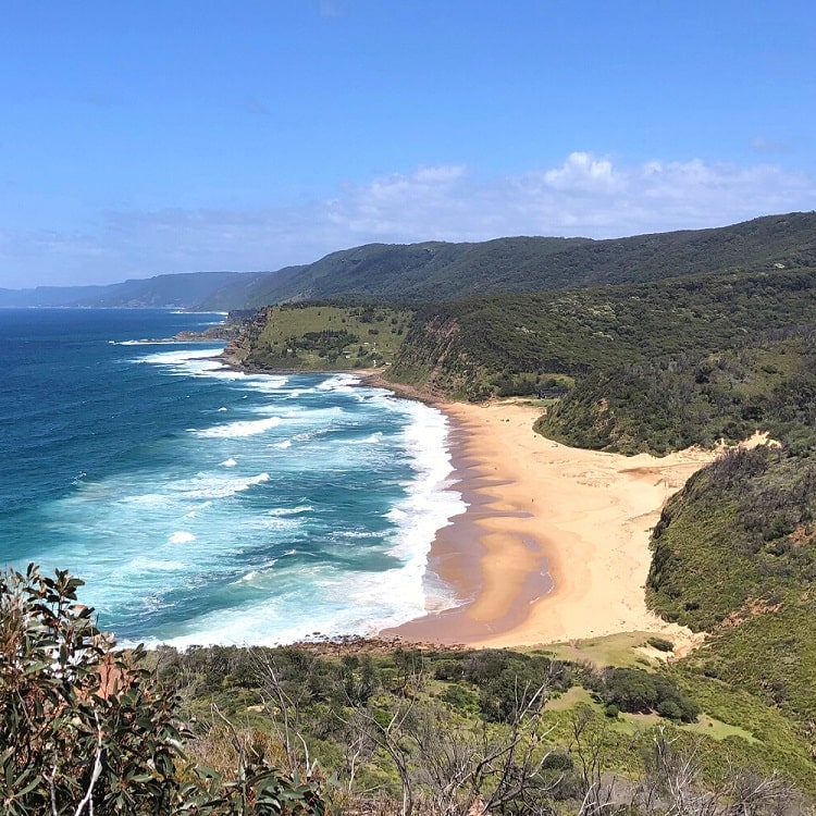 Garie Beach in Royal National Park