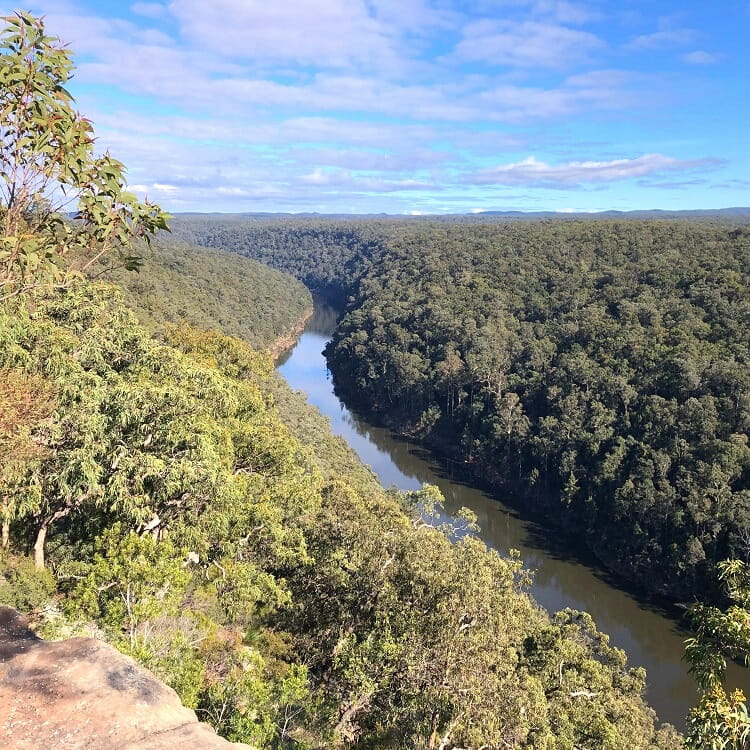 Views to the south from Rock Lookout