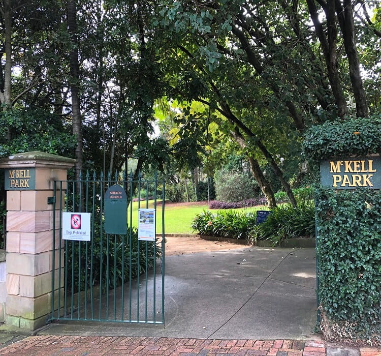 McKell Park in Darling Point