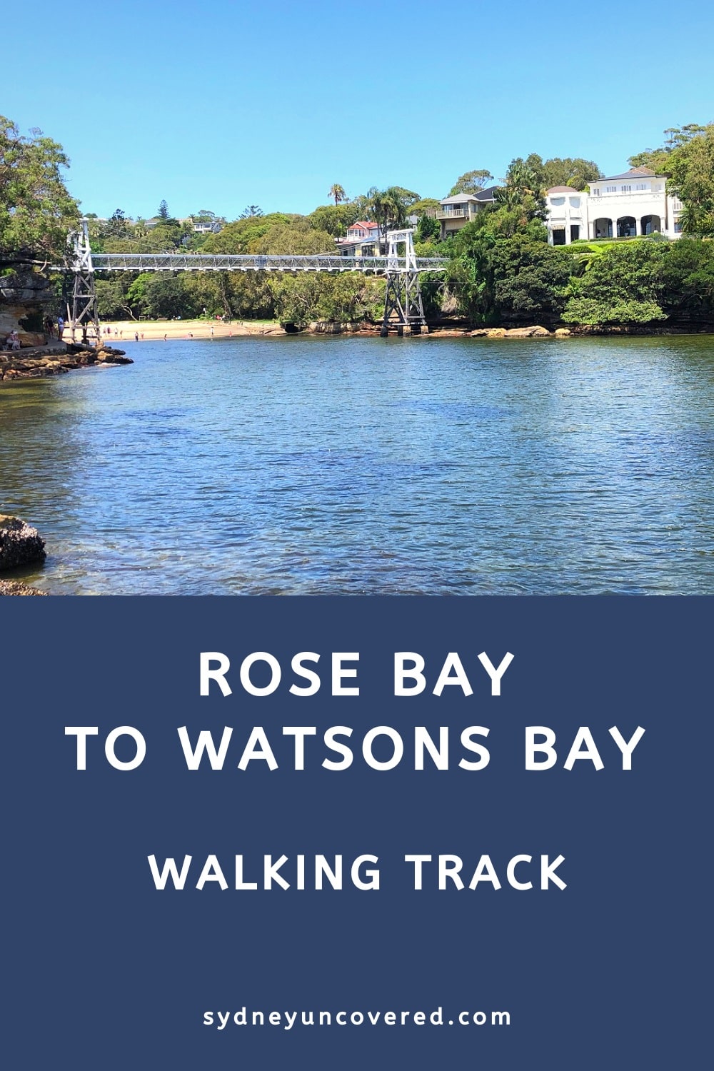 Rose Bay to Watsons Bay walking track