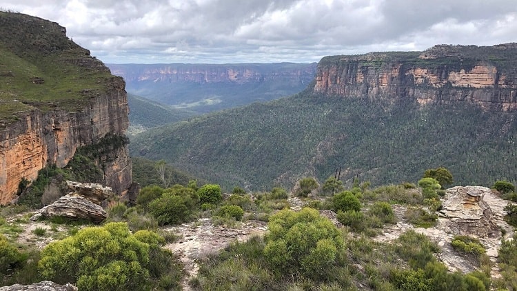 Walls Lookout in the Blue Mountains