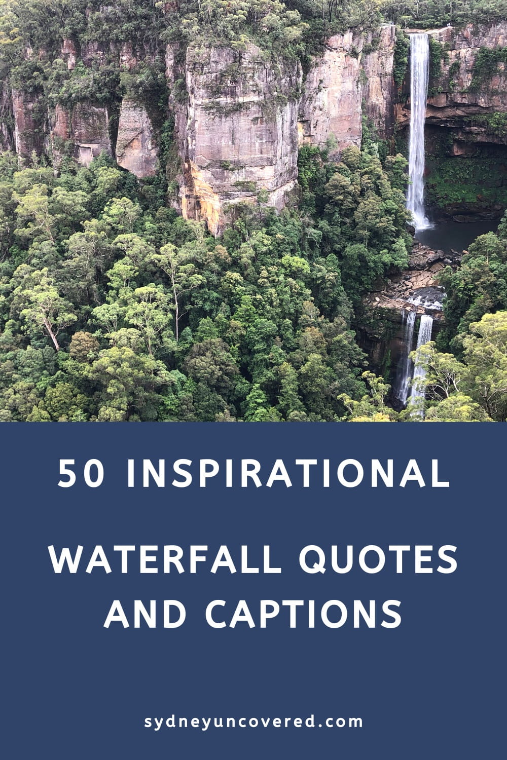 50 Inspirational waterfall quotes