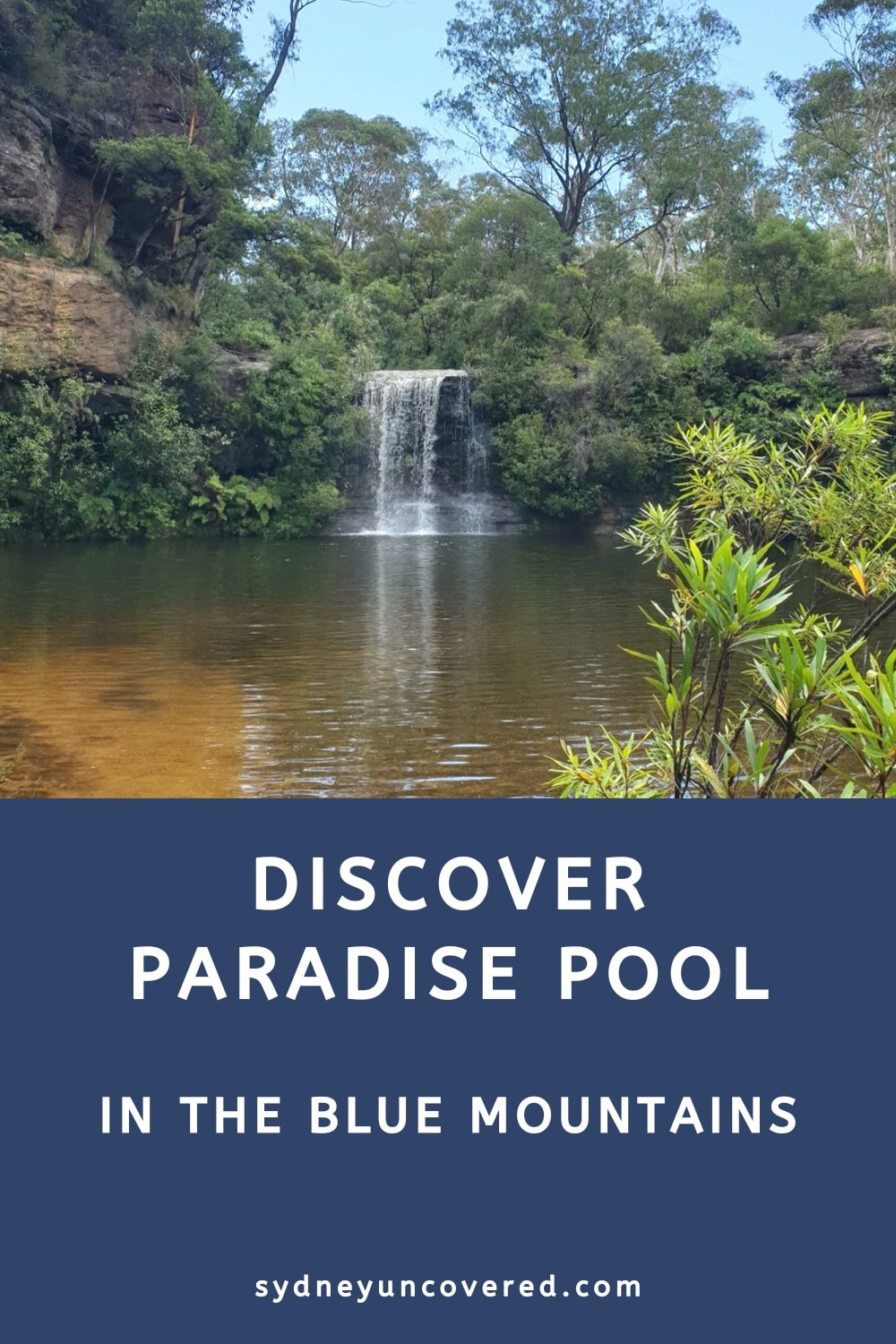Paradise Pool in the Blue Mountains