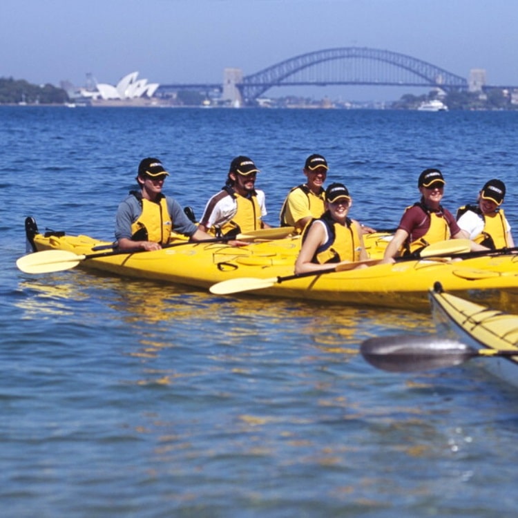 Kayaking in Sydney Harbour