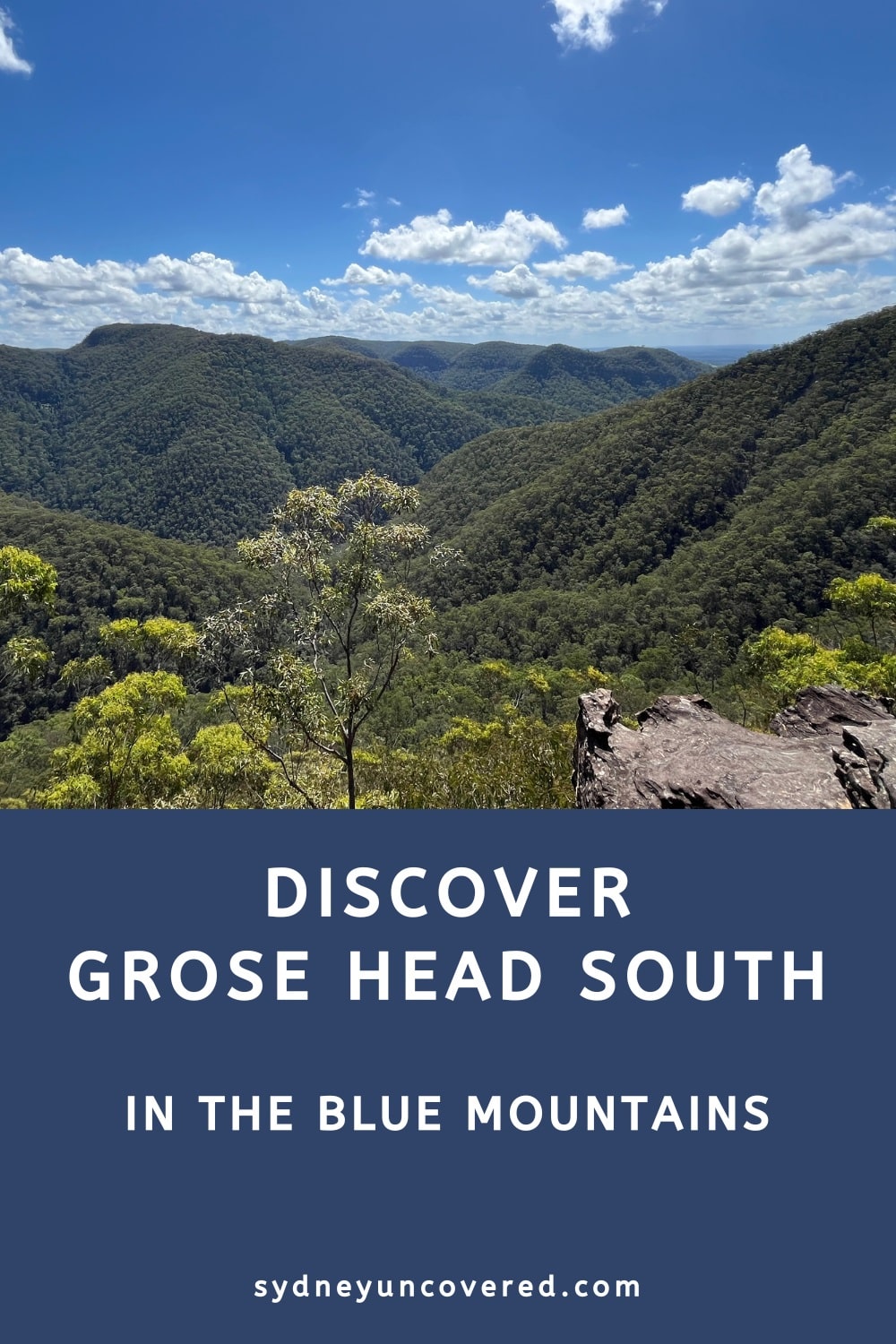 Grose Head South Lookout in the Blue Mountains