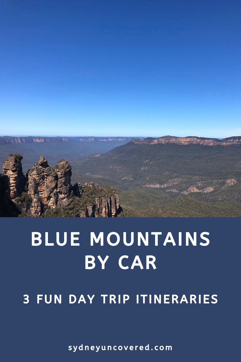 Visit the Blue Mountains by car (3 itineraries)