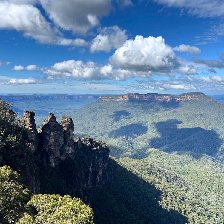 Three Sisters as seen from Echo Point