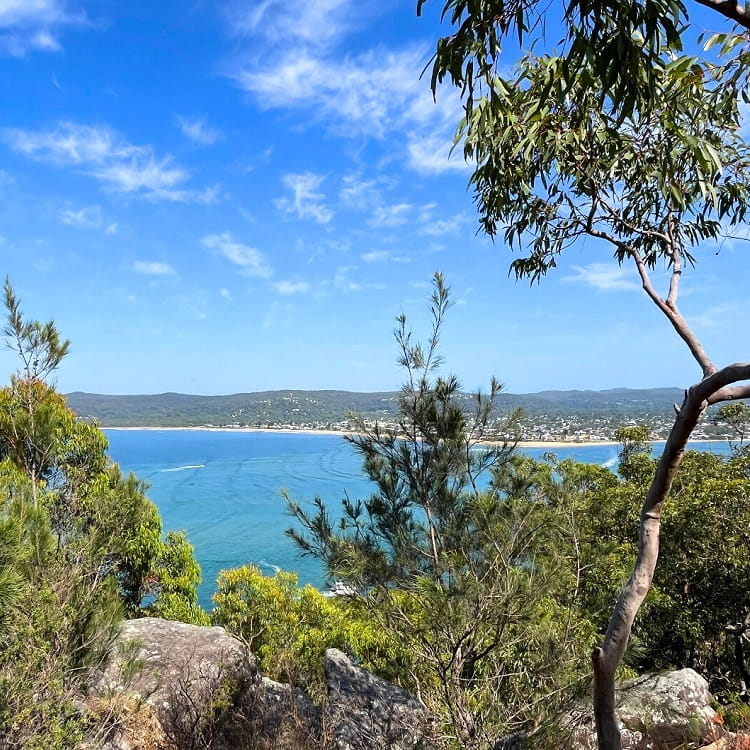 Views of Broken Bay from the walk