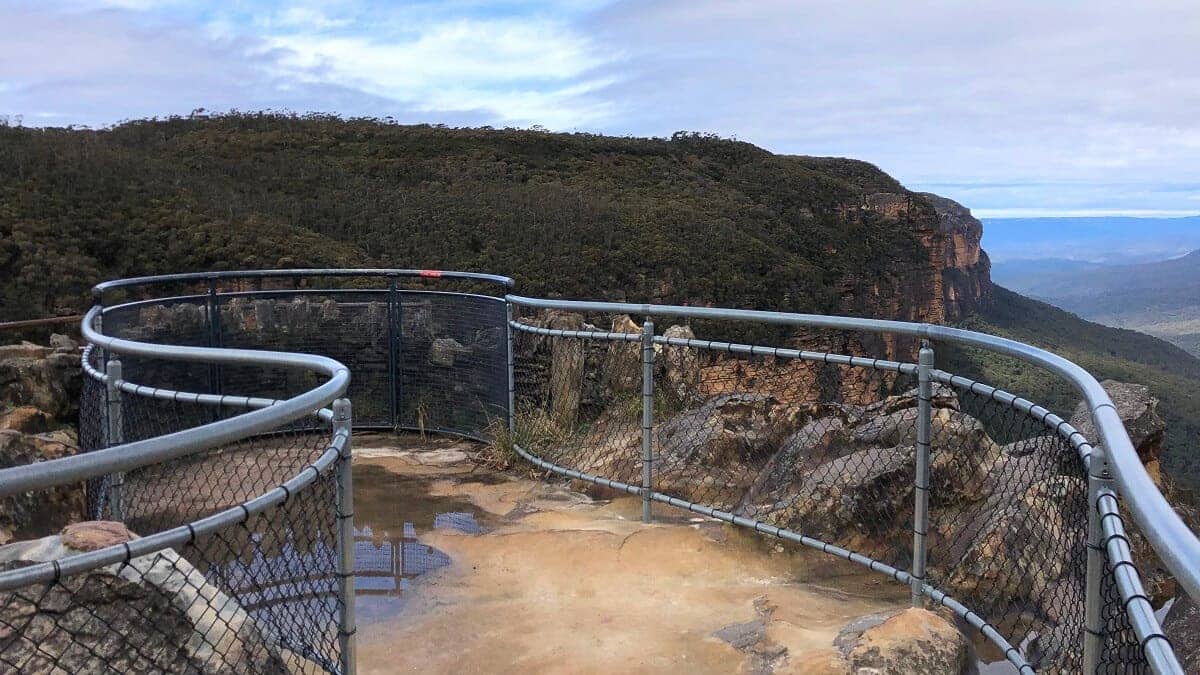 Princes Rock Lookout in Wentworth Falls