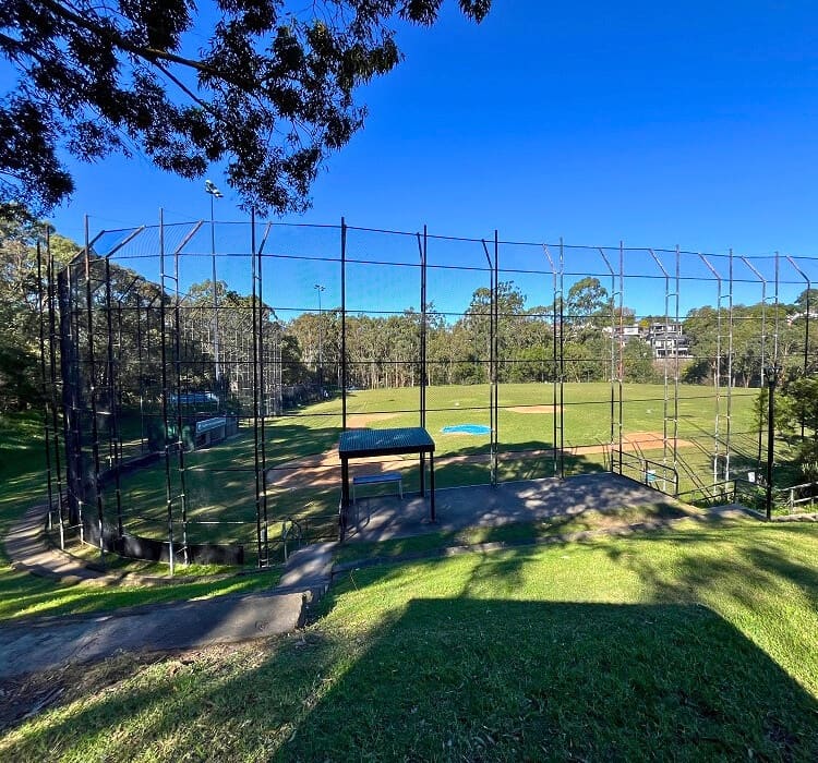 Baseball diamond at Bicentennial Reserve near Hallstrom Park