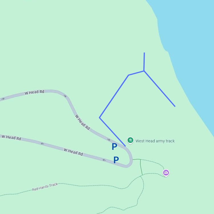 Map of West Head Army Track