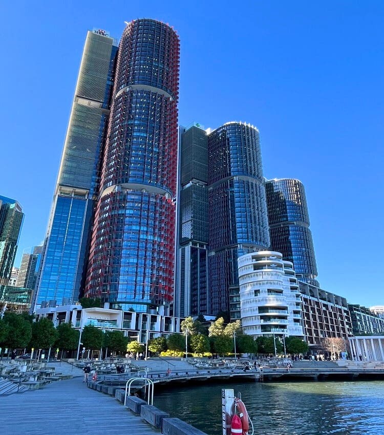 Office towers in Barangaroo