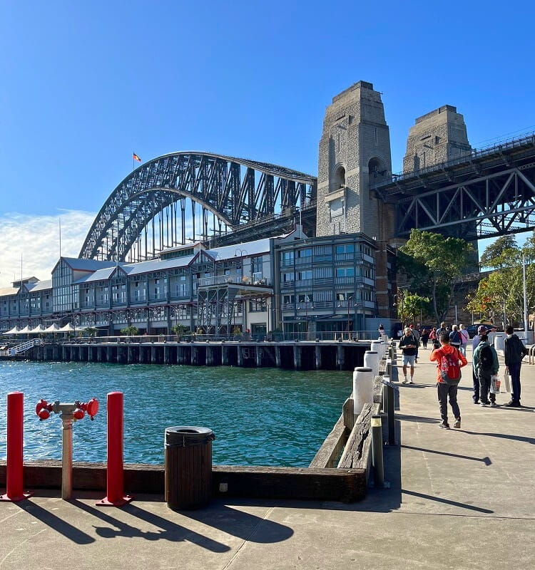 Harbour Bridge views from Walsh Bay