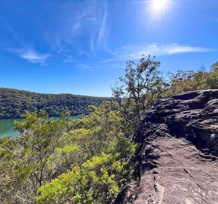 Views to the east from the lookout