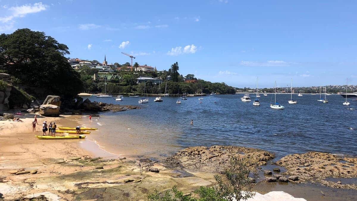 Milk Beach and Strickland House in Vaucluse