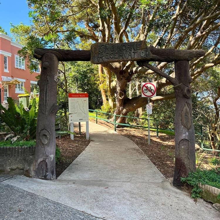 Archway entrance to western side