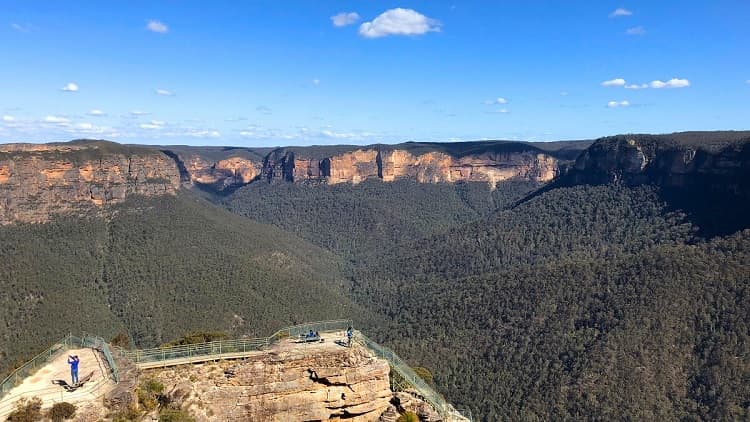Pulpit Rock Lookout in Blackheath