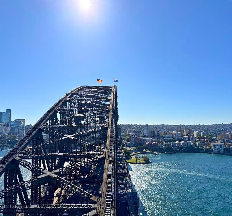 Top of the Sydney Harbour Bridge