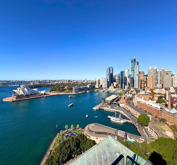 Views of Circular Quay from SkyHouse