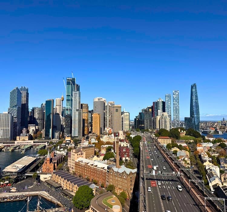 Views of the Sydney skyline