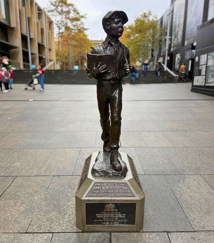 Statue of James Martin